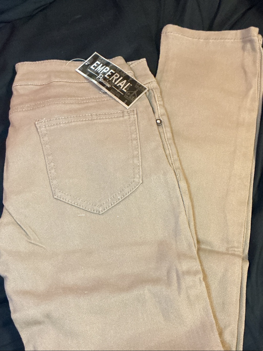Emperial Premium Women’s Skinny Jeans in Khaki